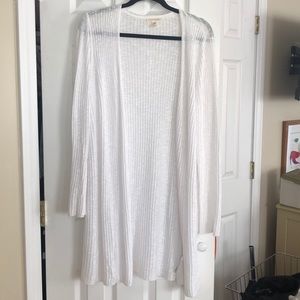 Eileen Fisher White Cardigan